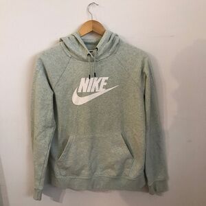 Nike Heather Grey Pullover Sweater Hoodie
